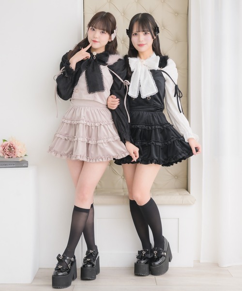 ROJITA（ロジータ） セットアップ ベロアビスチェ＋スカート