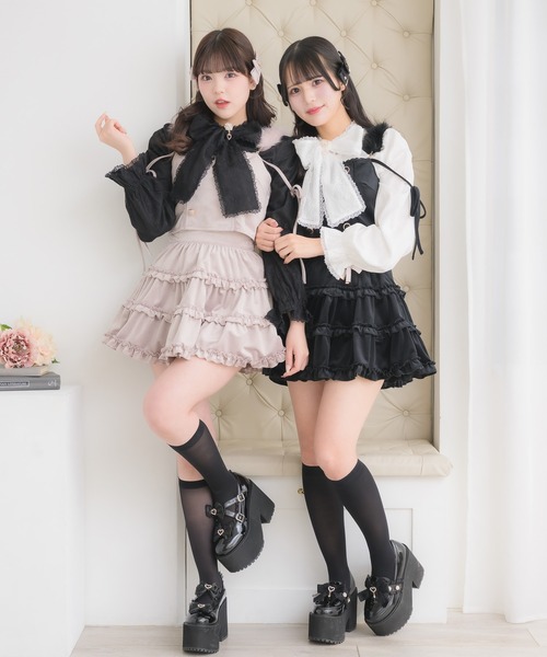 ROJITA（ロジータ） セットアップ ベロアビスチェ＋スカート