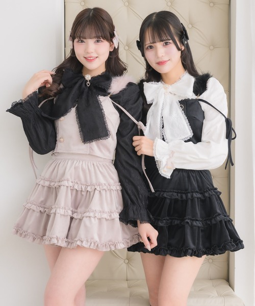 ROJITA（ロジータ） セットアップ ベロアビスチェ＋スカート