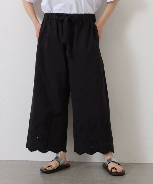 「JOURNAL STANDARD LUXE」 イージーパンツ FREE ブラック レディース_画像4