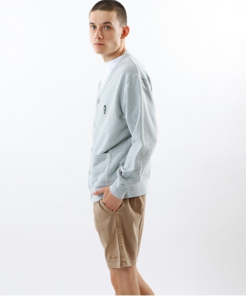 「Champion」 カーディガン LARGE イエロー メンズ_画像8