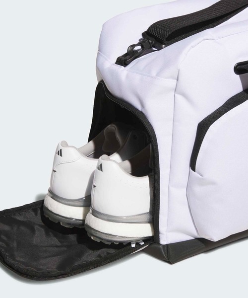 【美品】adidas golf ボストンバッグ ホワイト adidas（アディダス） ボストンバッグ メンズ ゴルフ ダッフル バッグ