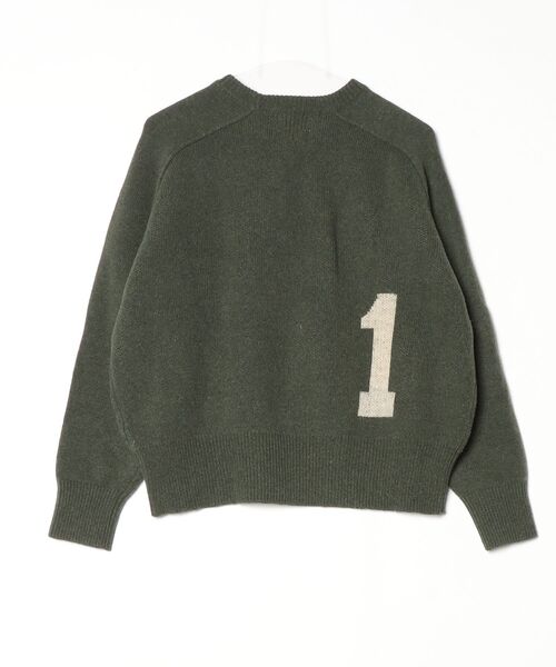 「BEAMS BOY」 長袖ニット ONE SIZE グリーン レディース_画像2