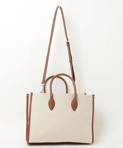 「MICHAEL KORS」 ワンポイント2WAYバッグ - ベージュ レディース