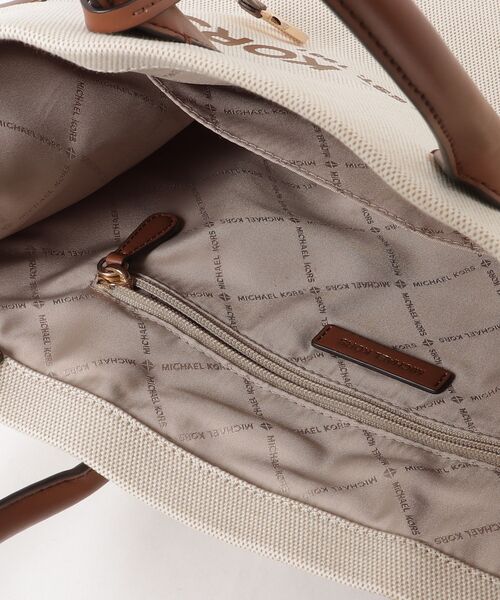 「MICHAEL KORS」 ワンポイント2WAYバッグ - ベージュ レディース