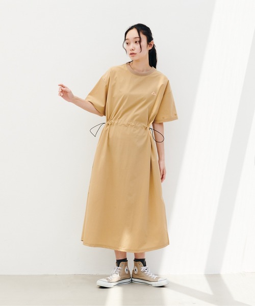 ワンピース KELTY（ケルティ） ワンピース ラッシュ ギャザーデザイン ロゴ刺繍