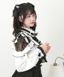 ブラウス シャツ キラキラハートチョーカーベル...の詳細画像5