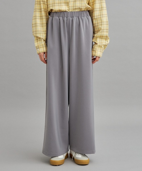 「eLur」 イージーパンツ MEDIUM グレー レディース_画像2