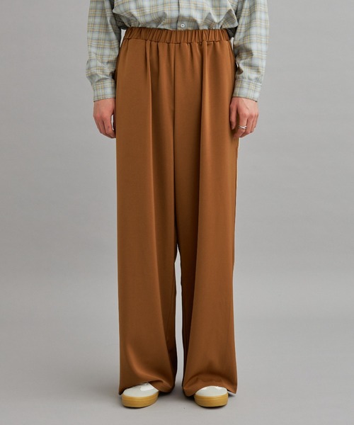 「eLur」 イージーパンツ MEDIUM グレー レディース_画像7