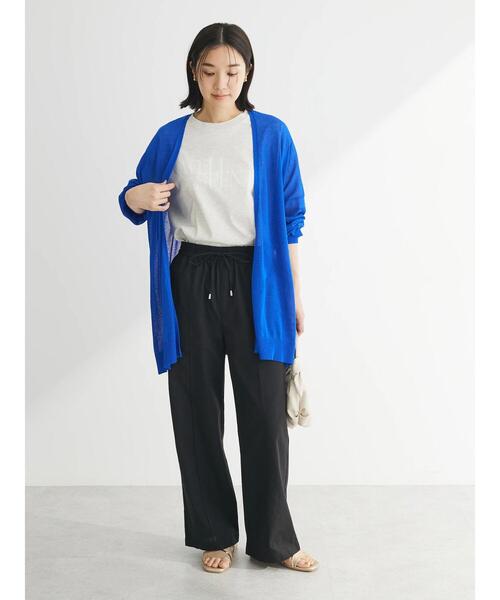 「Green Parks」 「chocol raffine robe」イージーパンツ FREE 杢グレー レディース_画像5