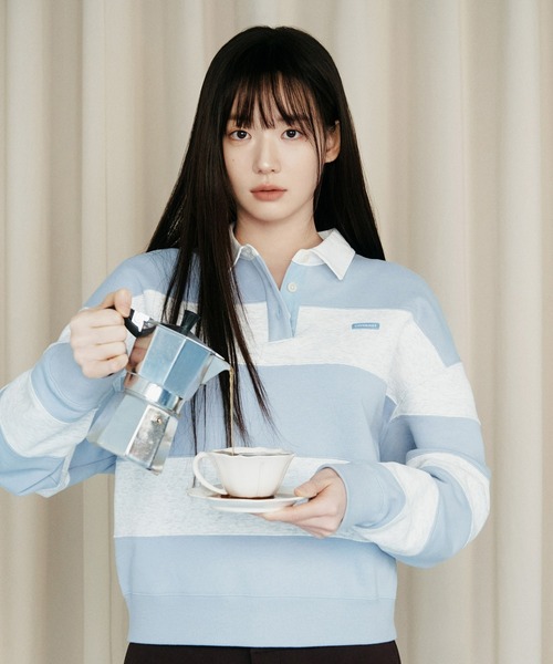 トレーナー スウェット WOMEN RUGBY SWEATSHIRT レディース_1