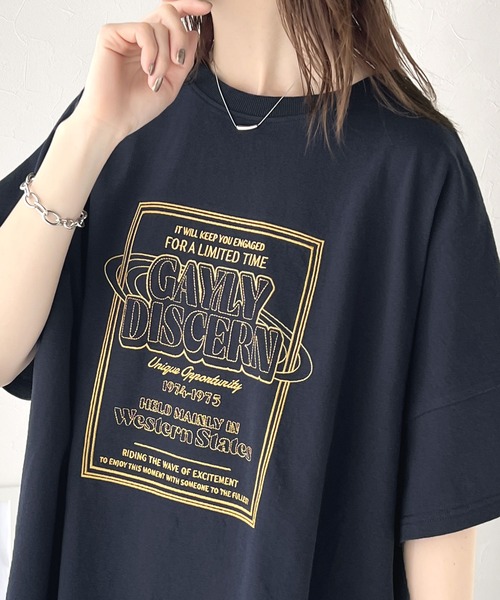 「Java」 半袖Tシャツ MEDIUM ベージュ レディース_画像2