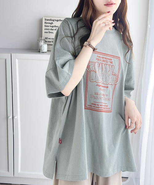 「Java」 半袖Tシャツ MEDIUM ベージュ レディース_画像10