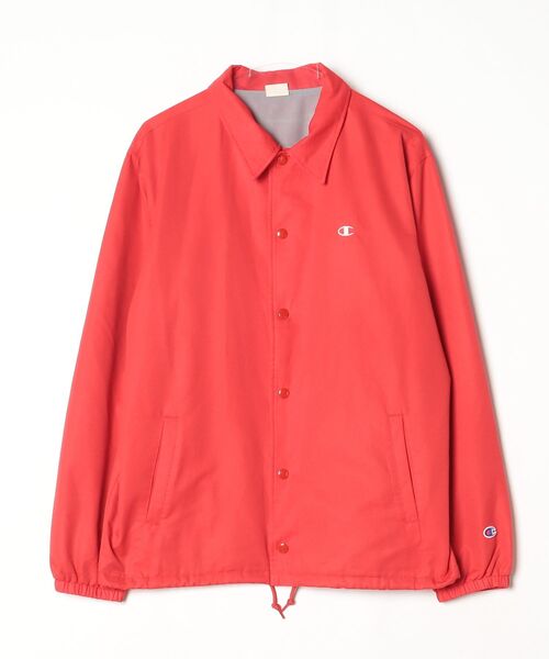 Champion（チャンピオン） コーチジャケット L レッド メンズ 