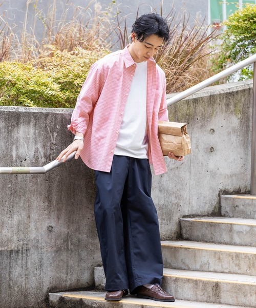 RAGEBLUE（レイジブルー） シャツ 80TC Broad Check Over Shirt