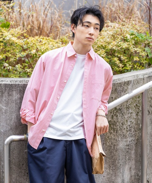RAGEBLUE（レイジブルー） シャツ 80TC Broad Check Over Shirt