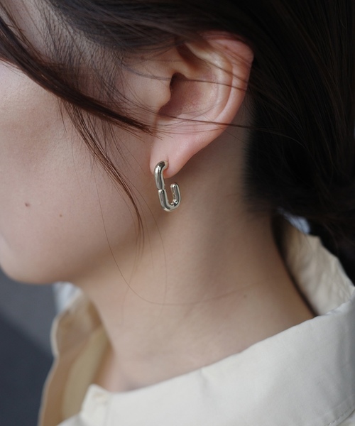 「PHILIPPE AUDIBERT」 ピアス（両耳用） FREE シルバー レディース