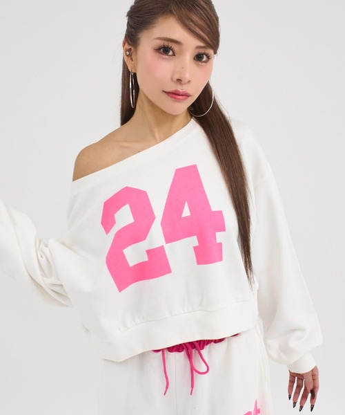 ANAP（アナップ） アンサンブル ナンバリング バイカラー スウェット