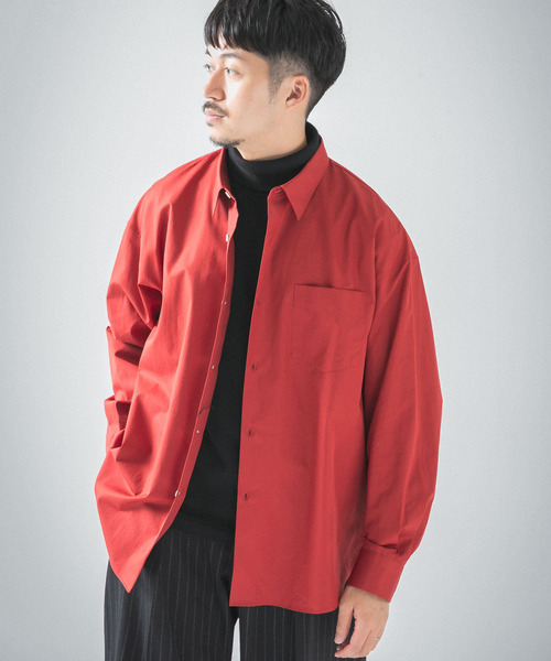 「THOMAS MASON」 長袖シャツ LARGE ブラウン系その他 メンズ_画像9