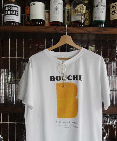 SLOBE IENA（スローブイエナ） tシャツ BOUCHE SLOBE別注 LOGO TEE