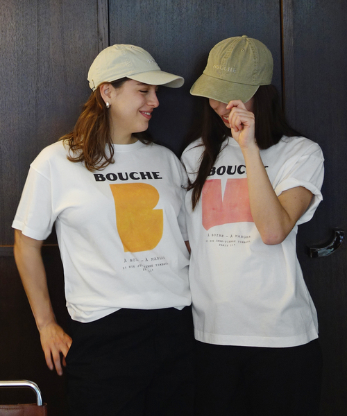 SLOBE IENA（スローブイエナ） tシャツ BOUCHE SLOBE別注 LOGO TEE