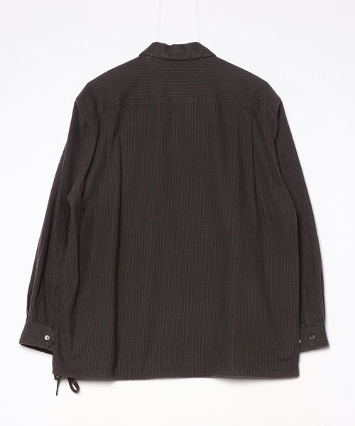 「Steven Alan」 長袖シャツ L ダークブラウン メンズの画像