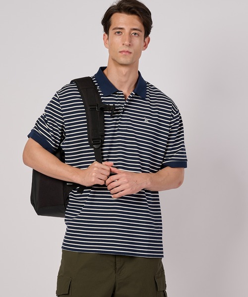 Eddie Bauer（エディーバウアー） ポロシャツ 半袖 ボーダー