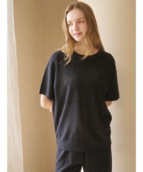 パジャマ ルームウェア 「JOEL ROBUCHON」「接触冷感」スムーズィーliteクールワンポイントロゴ刺繍プルオーバー レディースの画像