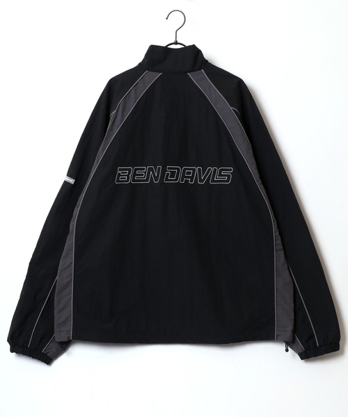 「BEN DAVIS」 ナイロンブルゾン M ブルーグレー メンズ_画像2