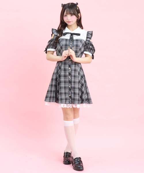 Secret Honey（シークレットハニー） ワンピース ビスチェ切替肩開き