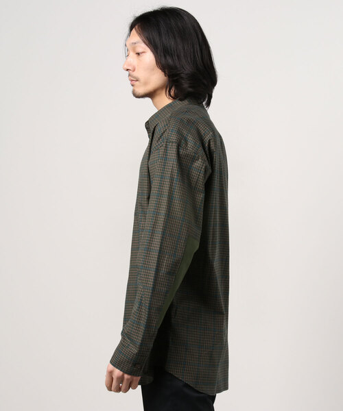 「MISTERGENTLEMAN」 長袖シャツ SMALL グリーン メンズ_画像6