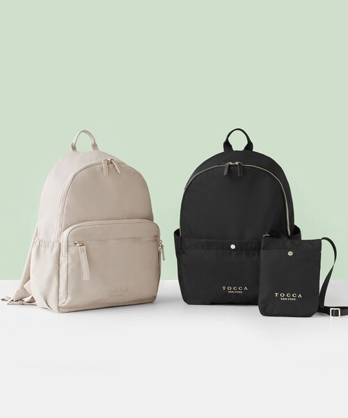 TOCCA（トッカ） リュック F ブラック レディース : ZOZOTOWN Yahoo!店