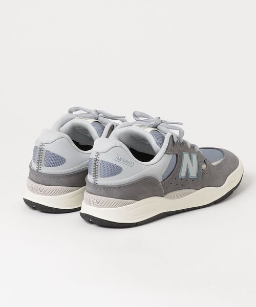 「New Balance」 ローカットスニーカー 26.5cm グレー×ホワイト メンズ_画像2