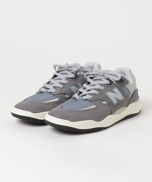 「New Balance」 ローカットスニーカー 26.5cm グレー×ホワイト メンズ_画像8