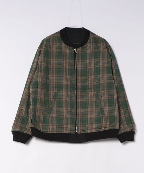 ブルゾン アウター TOWNCRAFT × HIGH! STANDARD /リバーシブルダービージャケット メンズ レディースの画像