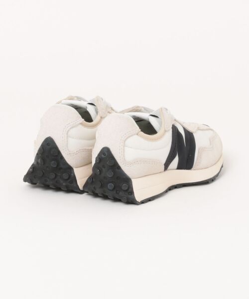 スニーカー new balance ニューバランス PH327「軽量」キッズスニーカー ゴムシューレース PH327FE ホワイト/ブラックの画像