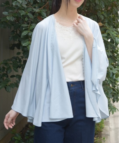 axes femme（アクシーズ ファム） uvカット ポンチョ バックレースUV