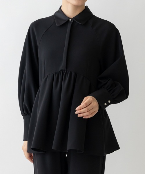 「Sono」 長袖シャツ F ブルー レディース_画像3