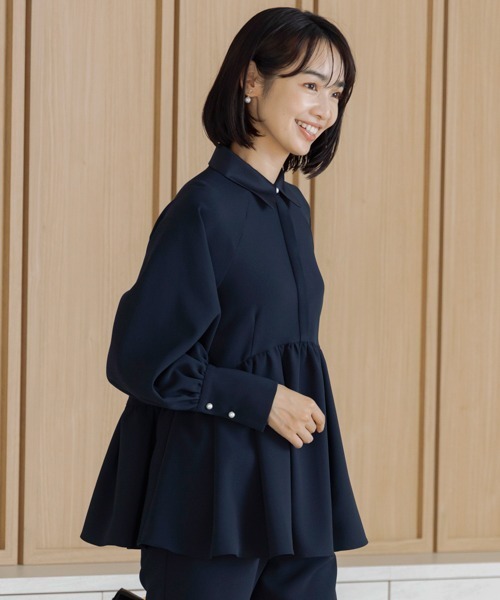 「Sono」 長袖シャツ F ブルー レディース_画像5
