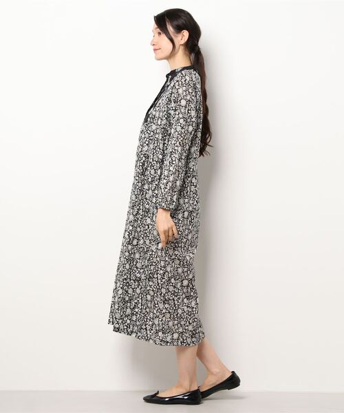 「NOMBRE IMPAIR」 長袖ワンピース FREE ブラック レディース_画像5