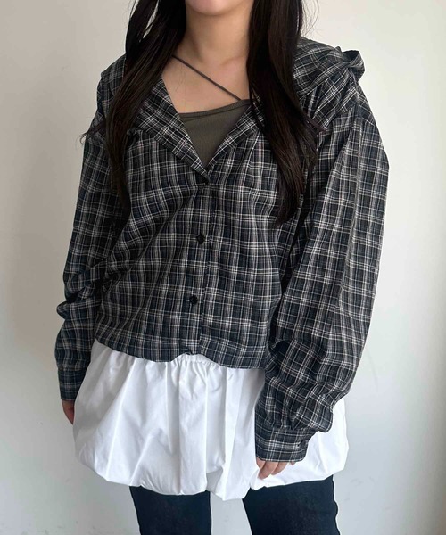 「apres jour mignon」 長袖カットソー X-LARGE グリーン レディース_画像2
