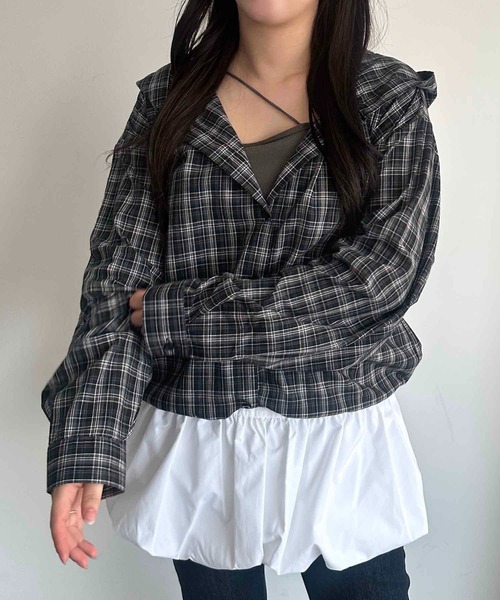 「apres jour mignon」 長袖カットソー X-LARGE グリーン レディース_画像3