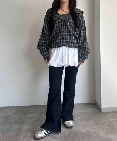 「apres jour mignon」 長袖カットソー X-LARGE グリーン レディース_画像5