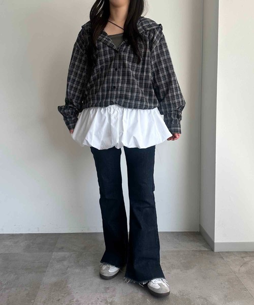「apres jour mignon」 長袖カットソー X-LARGE グリーン レディース_画像6