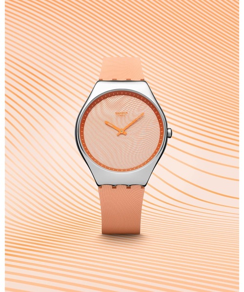 Swatch（スウォッチ） 腕時計 IRIDESCENTLY BLUE/PEACH レディース
