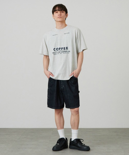 ワイドパンツ ジーンズ Lee/リー COMFY PAINTER SHORTS「SLIMからWIDEまで選べる4シルエット」 メンズ レディース | Lee