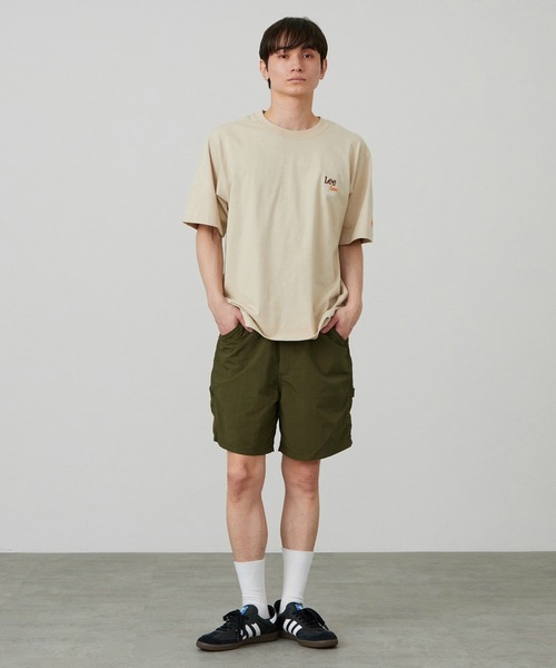 ワイドパンツ ジーンズ Lee/リー COMFY PAINTER SHORTS「SLIMからWIDEまで選べる4シルエット」 メンズ レディース | Lee | 16