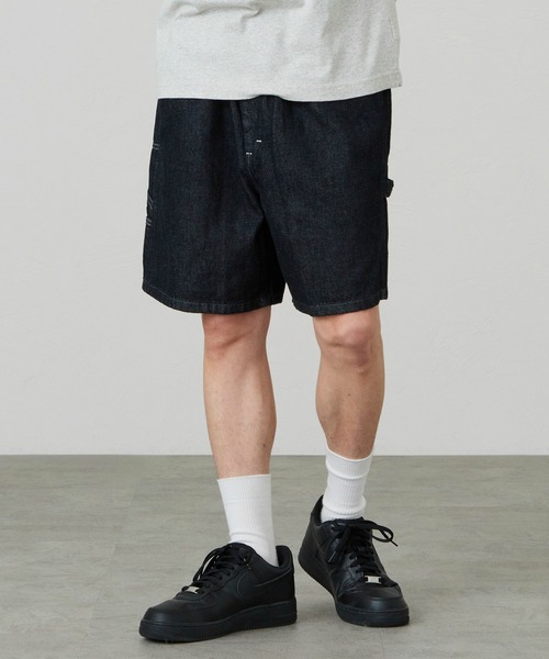 ワイドパンツ ジーンズ Lee/リー COMFY PAINTER SHORTS「SLIMからWIDEまで選べる4シルエット」 メンズ レディース | Lee | 18
