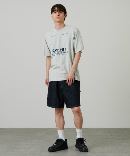 ワイドパンツ ジーンズ Lee/リー COMFY PAINTER SHORTS「SLIMからWIDEまで選べる4シルエット」 メンズ レディース | Lee | 22