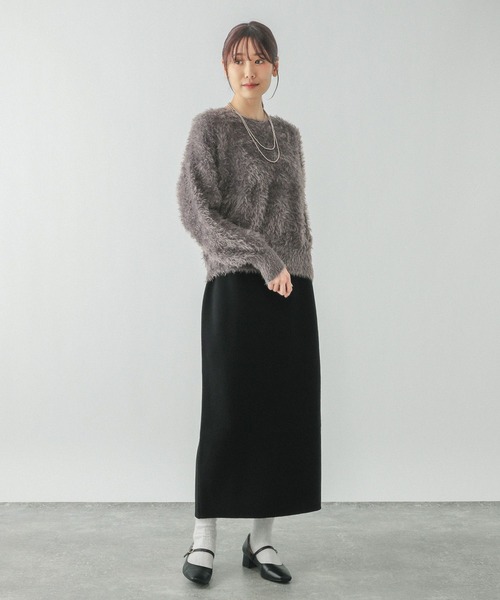 「GLOBAL WORK」 セットアップ LARGE モカ レディース_画像2